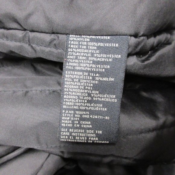 1 Madison Expedition women's full zip faux fur‎ hooded parka winter jacket XL - Picture 8 of 12